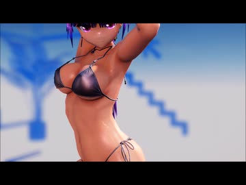 [東方MMD] Get Up＆Move [パチュリー・ノーレッジ] [水着物理Ver3.20]