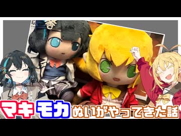 マキモカぬいがやってきた話