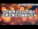 【2ch面白スレ】GDP世界上位20カ国の主要企業で打線組んだw