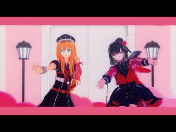 【MMD刀剣乱舞】めにしゅき♡ラッシュっしゅ！【乱・京極】【カメラ配布】