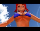 美鈴さんと浜辺ではじめての【東方MMD】