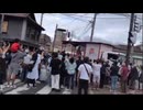 2025/9/20  会津まつりの会場で  突然奇声をあげて逃走するフグちゃん！