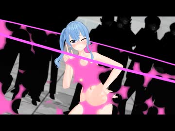 【MMD】某アイドルがファンに囲まれダンス【R-18】