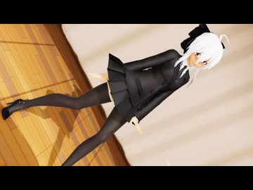 【MMD】制服ハクさんで君色に染まる【弱音ハク/yowane haku】