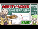 米国利下げも影響は軽微？織り込み済みってなにさ【ずんだもん解説】【市況】