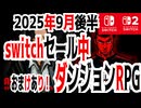 2025年9月後半、switchセール中のダンジョンRPGをご紹介！+おまけあり！