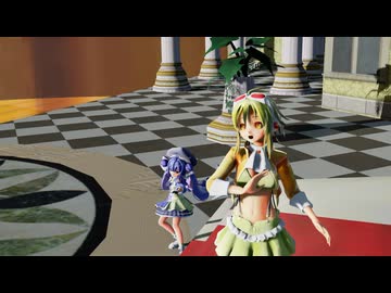 【Synthesizer V2 GUMIと歌街ウナ】に「空と君とのあいだに 」を歌わせてみた【MMD】【カバー】