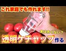 実は赤くない？透明ケチャップ作る