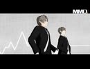 【MMD刀剣乱舞】　プレイ　【スーツ長谷部x8】