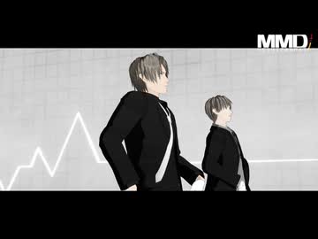 【MMD刀剣乱舞】　プレイ　【スーツ長谷部x8】