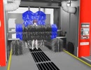 【blender】洗車機で体を洗う3Dアニメ