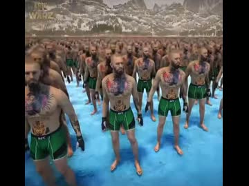 ホモと見るコナー・マクレガー100万人vsティラノサウルス1万匹