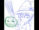 お絵かきタイムラプスハロウィン