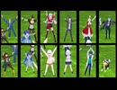 さくゆい体操12人分並べてみた【にじさんじ大運動会】