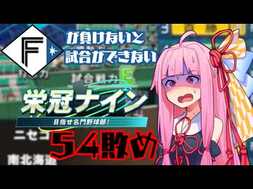 ファイターズが負けないと試合ができない栄冠ナイン54敗目【VOICEROID実況】