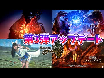 ワイルズの第3弾アップデート内容