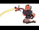 オルペウス＆鬼火：太もも圧縮火炎レーザー30秒ループ