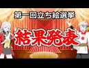 第一回立ち絵選挙　結果発表ッッ!!!