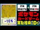 ポケカ 買取相場《107枚/1日》｜09月27日～09月28日 ＜20円以上騰落＞ #ポケモンカードゲーム #インフェルノX #メガブレイブ #メガシンフォニア #ロケット団の栄光