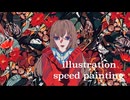 ［お絵描きメイキング］秋色乙女、描いてみた。 ［オリジナルイラスト］