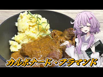 【カルボナード・フラマンド】結月ゆかり曰く、ビールで煮込めばええねんやろ？【VOICEROIDキッチン】