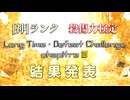 【凶悪MUGEN】神キャラ殺傷力検定 Long Time-Defeat Challenge_cp.3 結果発表【LT-DC3】