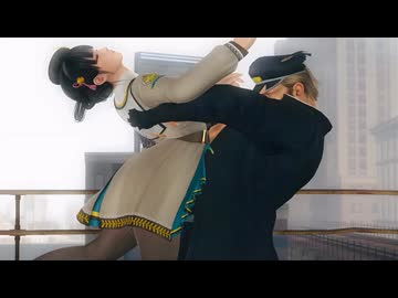 【DOA5 ryona】こはるを悶えるまでベアハッグし続ける