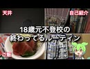 【VOICEVOX】18歳ぼっちによる人生終了ルーティン【vlog】