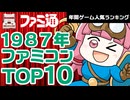 【ファミコン・1987年】あの頃の名作が勢ぞろい！人気ソフトTOP10紹介【ゆっくり琴葉姉妹のゲーム解説】