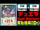 デュエマ 買取相場《21枚/1日》｜10月01日～10月02日 ＜20円以上騰落＞ #デュエルマスターズ #ビヨンドザタイム #愛感謝祭ヒロインBEST #ジャシンインザシェル
