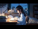 [ビジュアライザー紹介動画][ループ素材] 本をめくる少女 [#ai][#veo3][#動画素材]