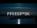 Timelapse of the moon rising over illuminated East Helsinki, during winter night