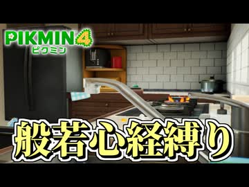 【ピクミン４】ピクミンが１匹死ぬたびに「般若心経」を全文写経してきちんと弔う実況#11【縛り実況】