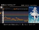 【那由歌】黄昏のノスタルジア / たかＰ オリジナル曲【VoiSona NAYUTA】