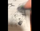 フリクションペンで描いた絵をだんだん上から消していくとなんかそれっぽくなるのか