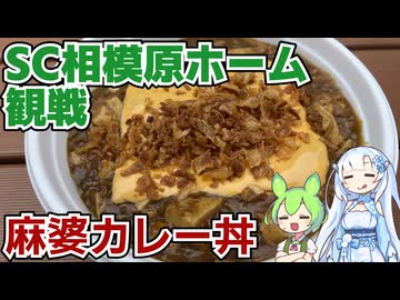 【豆腐祭り！一丁目！！】SC相模原サポーターによるホーム観戦記・麻婆カレー丼紹介編【ホーム戦】