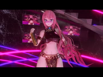 【MMD】Giga -プレイ【デフォ服っぽいルカお姉さん】