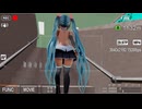 ミクさんを後ろから撮っただけ