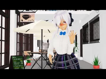 【MMD】カフェ店員ハクさんでPjanoo【弱音ハク/yowane haku】