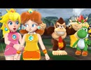 デイジー、ピーチVSドンキーコングの野球バトル！【スーパーマリオスタジアムミラクルベースボール】④