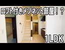 開放的なメゾネット１LDKのロフト付き物件 GRANDTIC後楽園 岡山市中区浜