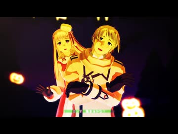 【APヘタリアMMD】Happy Halloween【露男女】