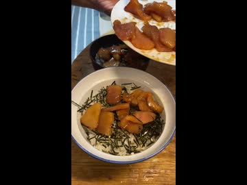 まぐろ漬け丼。　ショート