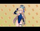 【MMD】Asuma Toki (飛鳥馬トキ)  《Konkokonkon コンココンコン Dance》 『Blue Archive』 (4KHD 60FPS)   #yellowhair #mmd