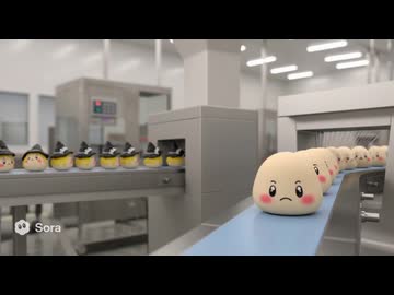 Sora2で作ったゆっくり虐待 加工所編
