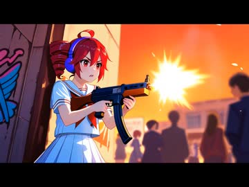 オリジナル曲 重音テトがAIで歌う『セーラー服で機関銃』｜RVC進化中
