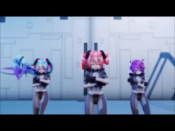 テトさんイージーデンスwithミク　デフォ子