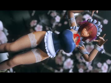 【東方MMD】むちむちスク水メイドのアリス＆華扇ちゃんで『キスキツネ』