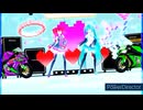 MMD、テト、ミク、計2人、で、マーシャルマキシマイザー