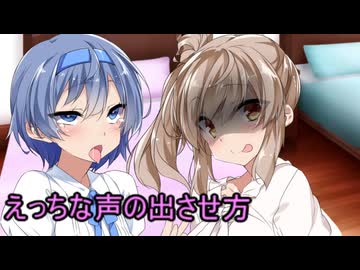 【ボイスロイド解説】えっちな声の出させ方【原石祭2025】